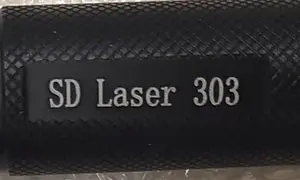 Foto aus der offiziellen Meldung: 303 Laser Pointer Laserpointer — Risiko: Sehschaden