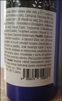 Foto aus der offiziellen Meldung: Alta Herba Natural suntan oil with mineral filters, SPF 30 Sonnenöl — Risiko: Gesundheitsrisiken/Sonstige