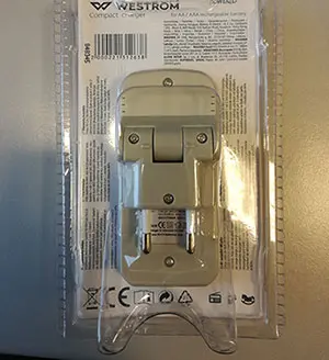 Foto dell’avviso ufficiale: Westrom Westrom Battery charger Caricabatterie — rischio: Scossa elettrica