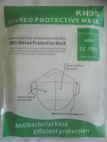Photo de l’avis officiel: KN95 Stereo Protective Mask Masque filtre à particules — risque: Risque sanitaire/autre
