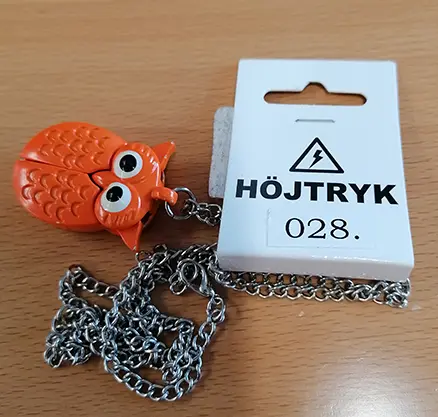 Photo de l’avis officiel: Höjtryk Collier enfant avec pendentif — risque: Risque chimique