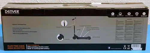 Photo de l’avis officiel: Denver Kids Kick Electric Scooter Scooter électrique — risque: Brûlures & Incendie