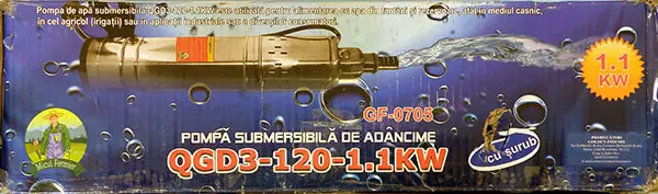 Foto uit de officiële melding: MICUL FERMIER POMPĂ SUBMERSIBILĂ DE  ADĂNCIME Dompelpomp — risico: Elektrische schok
