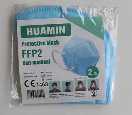 Foto dell’avviso ufficiale: HUAMIN Protective mask Maschera filtro particella — rischio: Rischio per la salute / altro