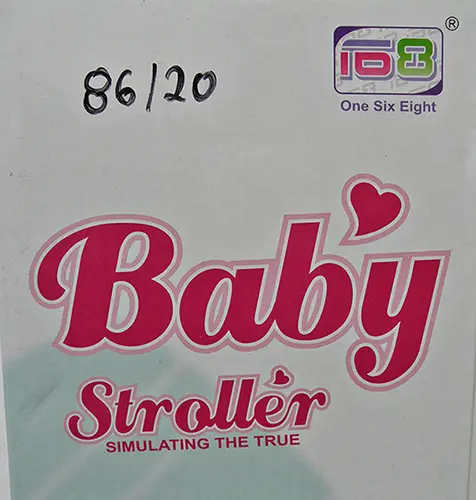 Photo from the official notice: One Six Eight Baby stroller doll stroller — injuries risk (A12/00874/21)