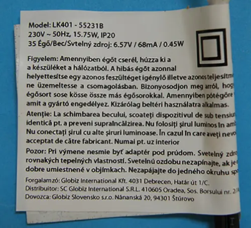 Photo de l’avis officiel: LEXlight 35er Lichterkette Klassik Chaîne d’éclairage — risque: Choc électrique