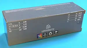 Foto aus der offiziellen Meldung: Kik Textilien und Non-Food GmbH. LICHTERKETTE Beleuchtungskette — Risiko: Elektrischer Schlag