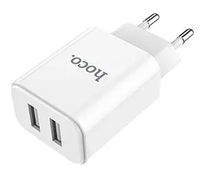 Photo de l’avis officiel: Hoco Dual Port Charger Fast Charging Bloc d’alimentation USB — risque: Brûlures & Choc électrique