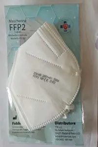 Foto del aviso oficial: Safemed Saglik Urunleri Haydar Bozdemir Mascherina FFP2 5 strati Máscara de filtro de partículas — riesgo: Otros riesgos para la salud