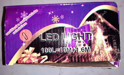 Photo de l’avis officiel: Phenix LED LIGHT 100L=10M+1.6M Chaîne d’éclairage — risque: Choc électrique
