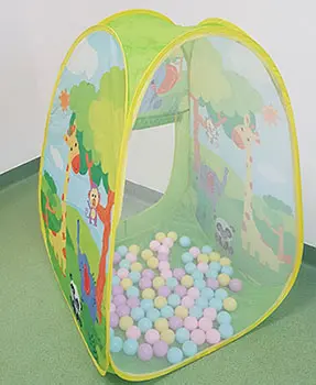 Foto do aviso oficial: Giraffe Tent Barraca de brinquedos — risco: Queimaduras & Cortes