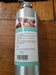 Photo de l’avis officiel: Label + Bedkruik Bouteille d’eau chaude — risque: Brûlures