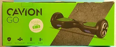 Photo de l’avis officiel: CAVION HOVER BOARD Scooter auto-équilibrage (hoverboard) — risque: Brûlures & Choc électrique