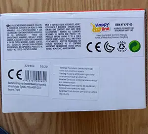 Foto aus der offiziellen Meldung: Happy Line MY LITTLE KIDS Vehicle Spielzeugauto — Risiko: Ersticken