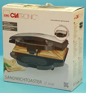 Foto dell’avviso ufficiale: CLATRONIC SANDWICH TOASTER / Szendvicssütő Produttore di panini — rischio: Scossa elettrica