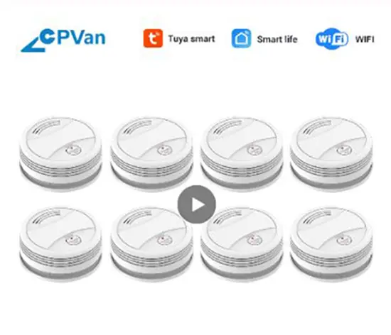 Photo from the official notice: CP Van WiFi smoke detector smoke detector/alarm — suffocation & burns risk