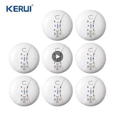 Photo from the official notice: KERUI &amp; FUERS, KERUI and FUERS KERUI smoke detector — suffocation & burns risk