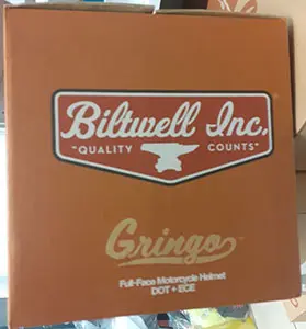 Photo de l’avis officiel: Biltwell Gringo S DOT Casque de moto — risque: Blessures