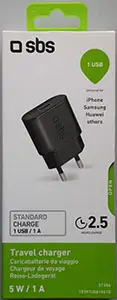Foto aus der offiziellen Meldung: Sbs Travel charger USB-Ladegerät — Risiko: Elektrischer Schlag