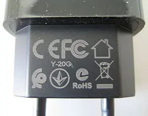 Photo de l’avis officiel: BOROFONE USB TRAVEL CHARGER Chargeur USB — risque: Choc électrique