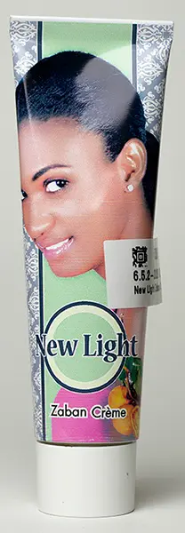 Foto aus der offiziellen Meldung: H Cosmetics, New Light Zaban Cream Aufhellungscreme der Haut — Risiko: Chemikalie