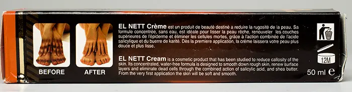 Foto dell’avviso ufficiale: H Cosmetics El Nett Cream Crema schiarente per la pelle — rischio: Rischio chimico