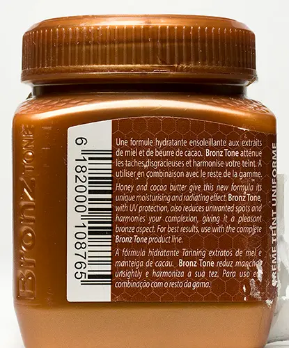 Photo de l’avis officiel: Bronz Tone Maxi Tone Crème éclaircissante pour la peau — risque: Risque chimique