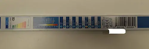 Foto aus der offiziellen Meldung: Optonica Led Tl LED-Röhre Licht — Risiko: Elektrischer Schlag