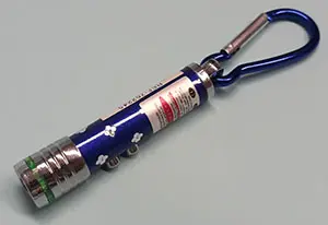 Foto aus der offiziellen Meldung: ZQ Laserpointer — Risiko: Sehschaden (A12/01081/21)