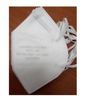 Foto dell’avviso ufficiale: Huizhou LexusLance Technology, LexusLance Particulate Respirator FFP2 Lexuslance Maschera filtro particella — rischio: Rischio per la salute / altro