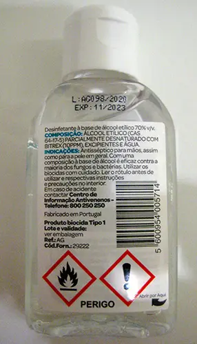 Foto do aviso oficial: Wells Álcool Gel Mãos (Hand sanitizer) Desinfetante das mãos — risco: Risco para a saúde / outro