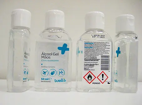 Foto do aviso oficial: Wells Álcool Gel Mãos (Hand sanitizer) Desinfetante das mãos — risco: Risco para a saúde / outro