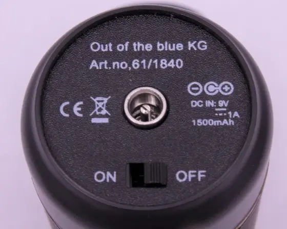 Photo de l’avis officiel: Jinhua Hengguang electronic, Out Of The Blue KG Massage Gun Pistolet de massage — risque: Choc électrique