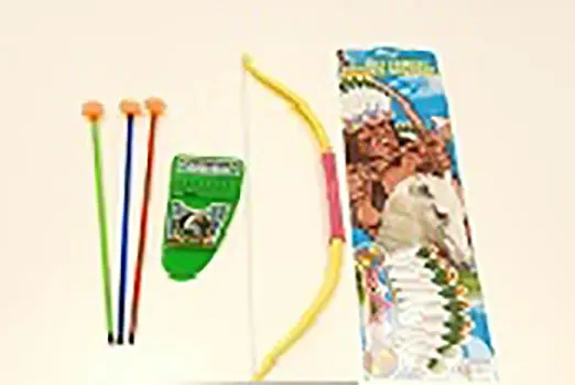 Foto do aviso oficial: Indian Archery Arco de brinquedo e flechas — risco: Engasgamento
