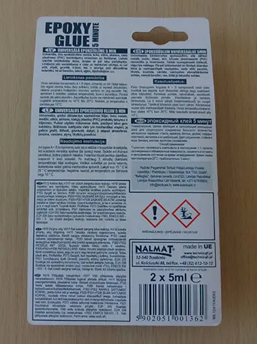 Photo de l’avis officiel: Technicqll.pl EPOXY Colle — risque: Risque chimique