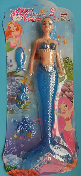 Foto uit de officiële melding: LE ROYAL Princess Mermaid Plastic pop — risico: Chemische risico's