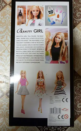 Photo de l’avis officiel: HIT-CHIN Beauty Girl Poupée en plastique — risque: Risque chimique
