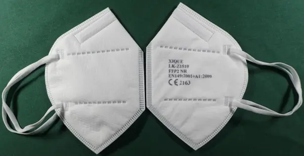 Foto aus der offiziellen Meldung: XIQUE Filtering half mask Partikelfiltermaske — Risiko: Gesundheitsrisiken/Sonstige