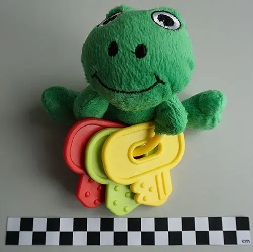 Foto do aviso oficial: Baby Toys Funny Toy Brinquedo macio — risco: Engasgamento