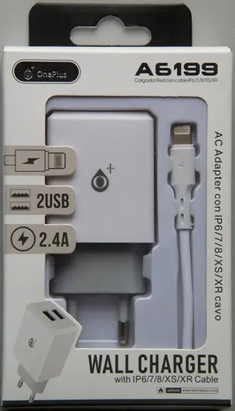 Photo de l’avis officiel: OnePlus USB Wall Charger Chargeur USB — risque: Choc électrique