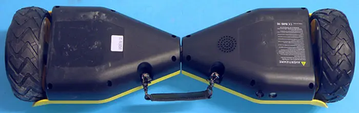 Photo de l’avis officiel: airmotion HOVERBOARD Scooter auto-équilibrage (hoverboard) — risque: Brûlures & Incendie