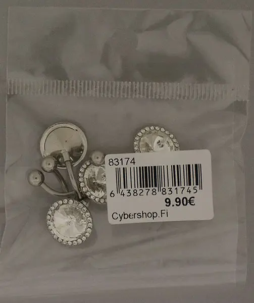 Photo de l’avis officiel: Bijoux percés — risque: Risque chimique (A12/01378/21)