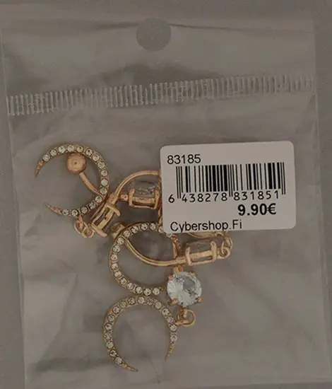 Photo de l’avis officiel: Bijoux percés — risque: Risque chimique (A12/01378/21)