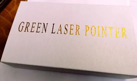 Foto uit de officiële melding: Green Laser Pointer Laserpointer — risico: Aantasting van het gezichtsvermogen (A12/01411/21)