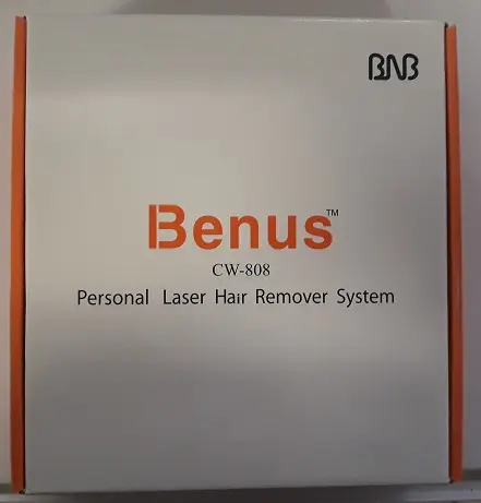Foto do aviso oficial: Benus Personal Laser Hair Remover System Depilador a laser — risco: Lesões oculares