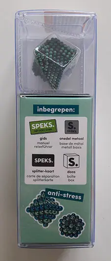 Foto dell’avviso ufficiale: Speks 512 krachtige zeldzame aarde magneten Set di giocattoli magnetici — rischio: Ostruzione delle vie aeree & Lesioni (A12/01432/21)