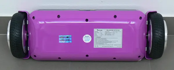 Photo from the official notice: OXA BALANCING SCOOTER self-balancing scooter (hoverboard) — burns & fire risk