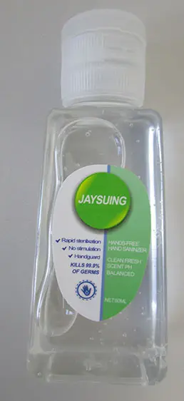 Photo de l’avis officiel: Jaysuing Désinfectant pour les mains — risque: Risque sanitaire/autre