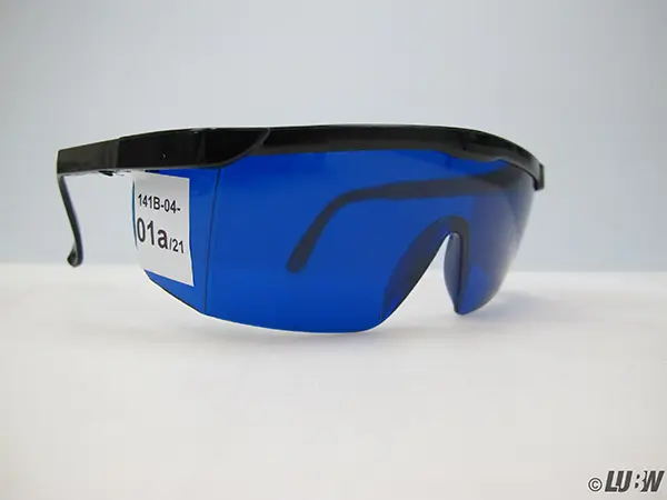 Foto aus der offiziellen Meldung: Hobfu Laserschutzbrille — Risiko: Sehschaden