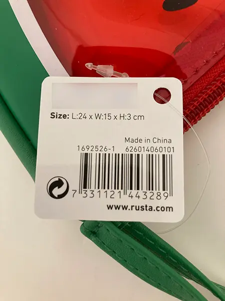 Foto dell’avviso ufficiale: Rusta Strandväska Fruit Sacchetto di plastica — rischio: Rischio chimico